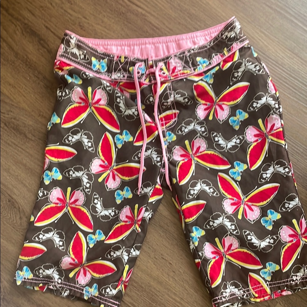 Vintage Style Swim Board Girl Short Size 14